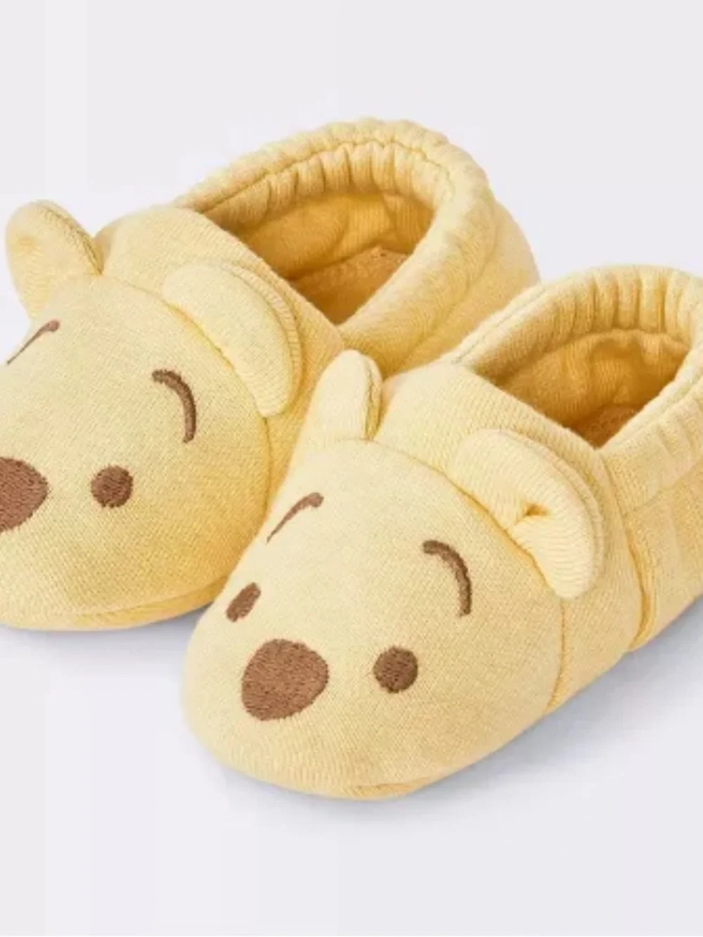 Baby Winnie the Pooh Hat and Bootie Set - Cloud Island™ Yellow- 0-3M